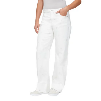 Jean Hudson à taille haute et à jambes larges pour femmes | Hudson women's high-waisted wide-leg jeans