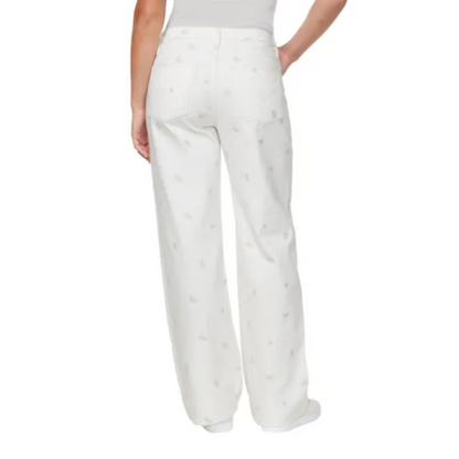 Jean Hudson à taille haute et à jambes larges pour femmes | Hudson women's high-waisted wide-leg jeans