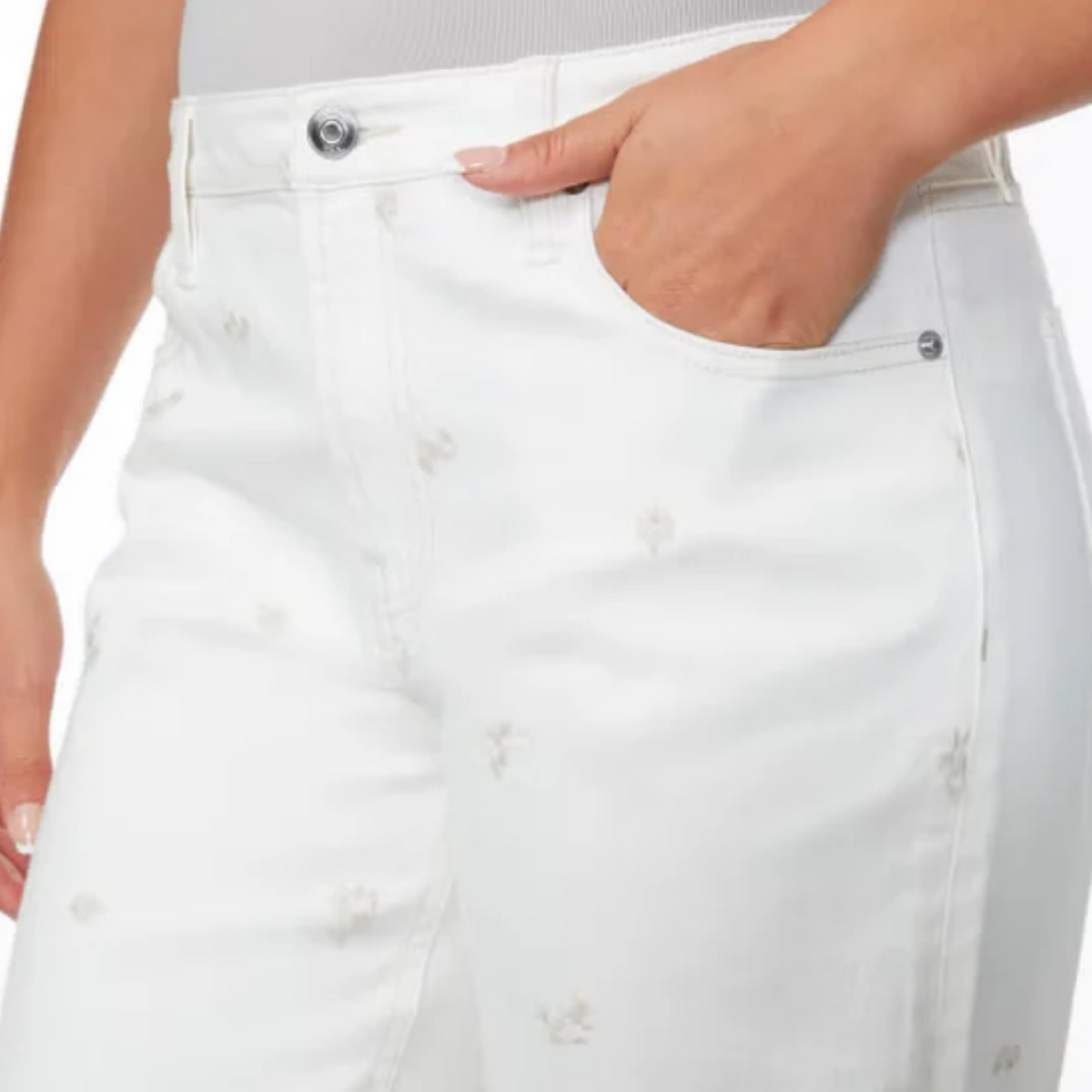 Jean Hudson à taille haute et à jambes larges pour femmes | Hudson women's high-waisted wide-leg jeans