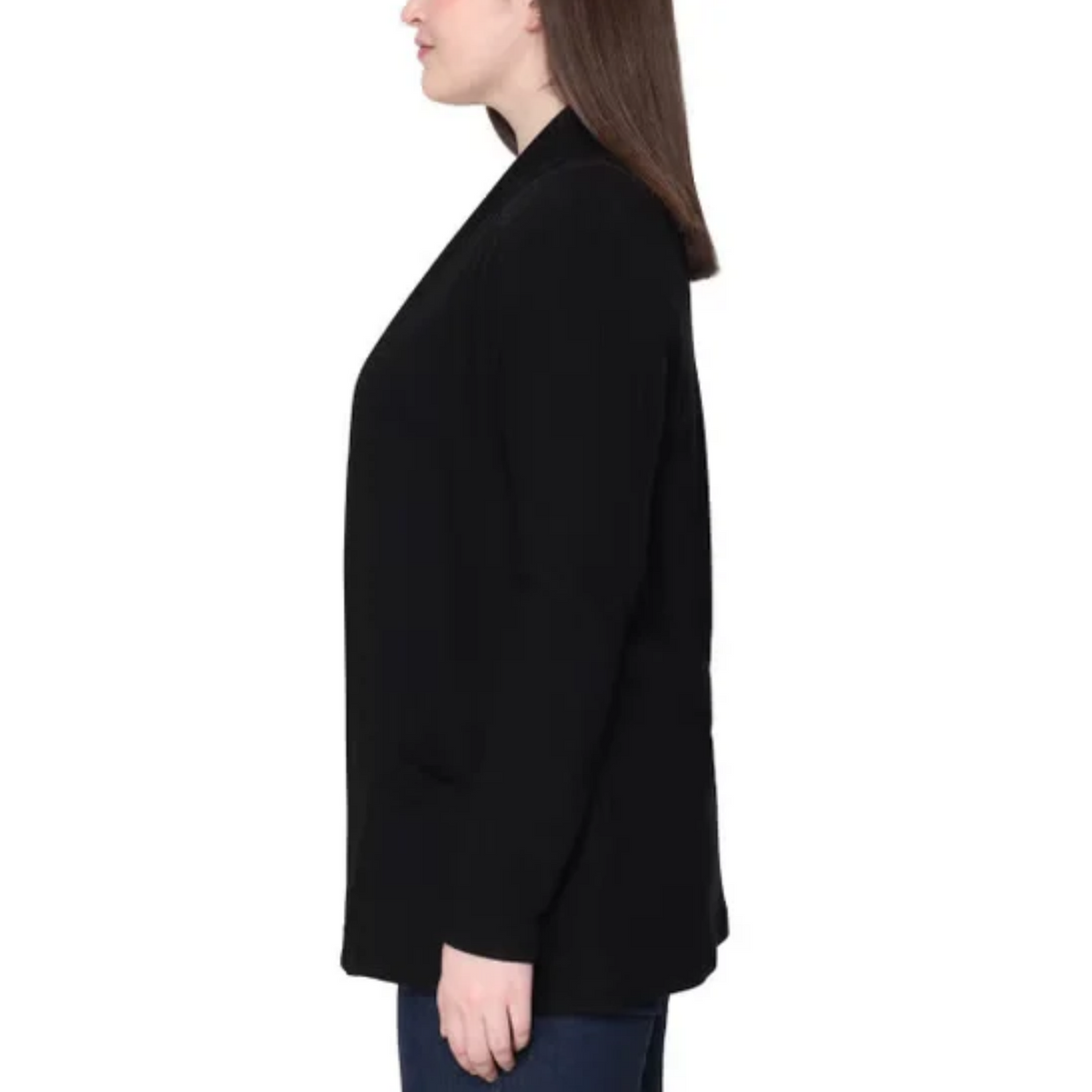 TAHARI – Cardigan ouvert à manches longues pour femme en tricot doux avec poches | TAHARI – Women's soft knit open-front cardigan with pockets