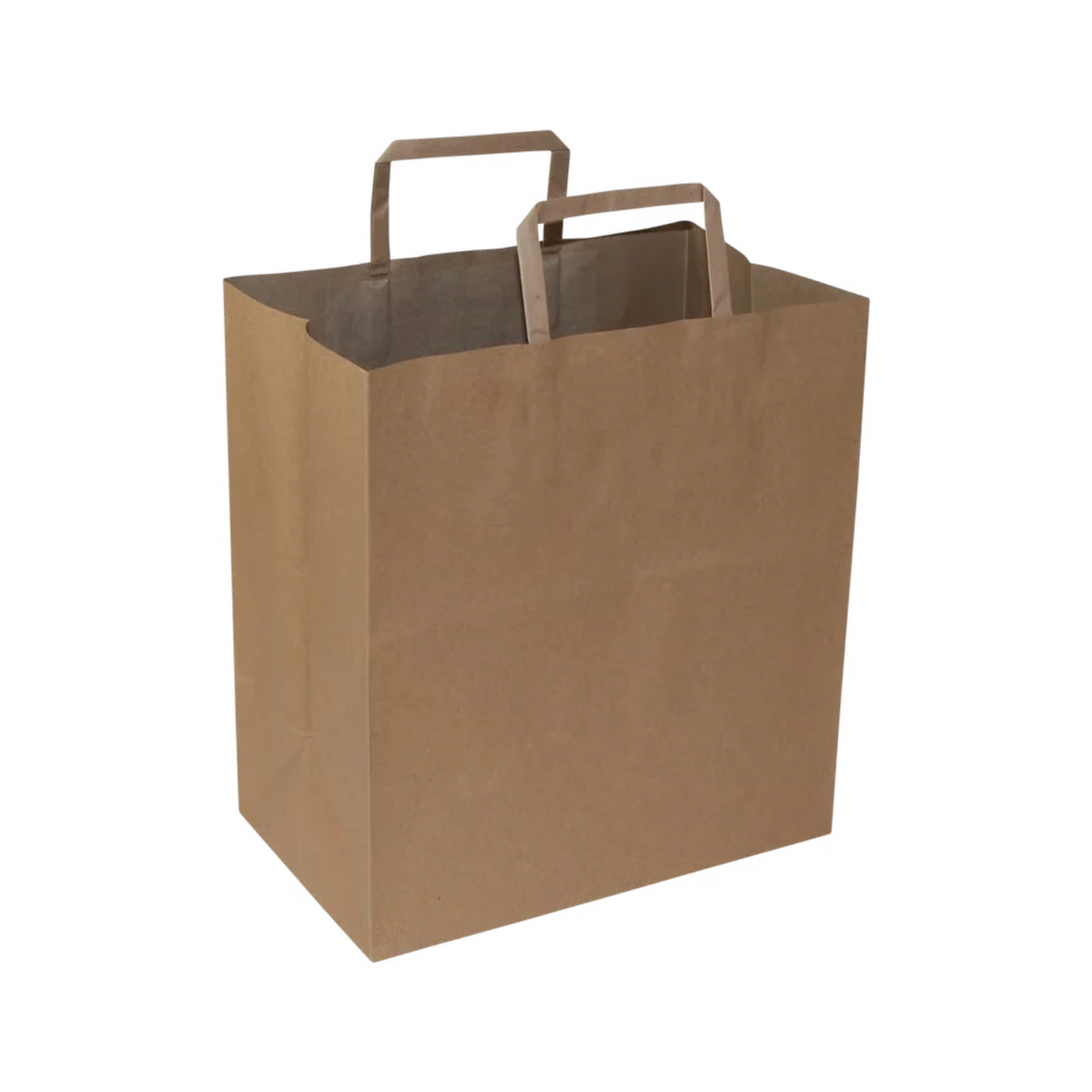 VIRO - Paquet de 40 sacs en papier kraft avec poignées plates | VIRO - Pack of 40 kraft paper bags with flat handles
