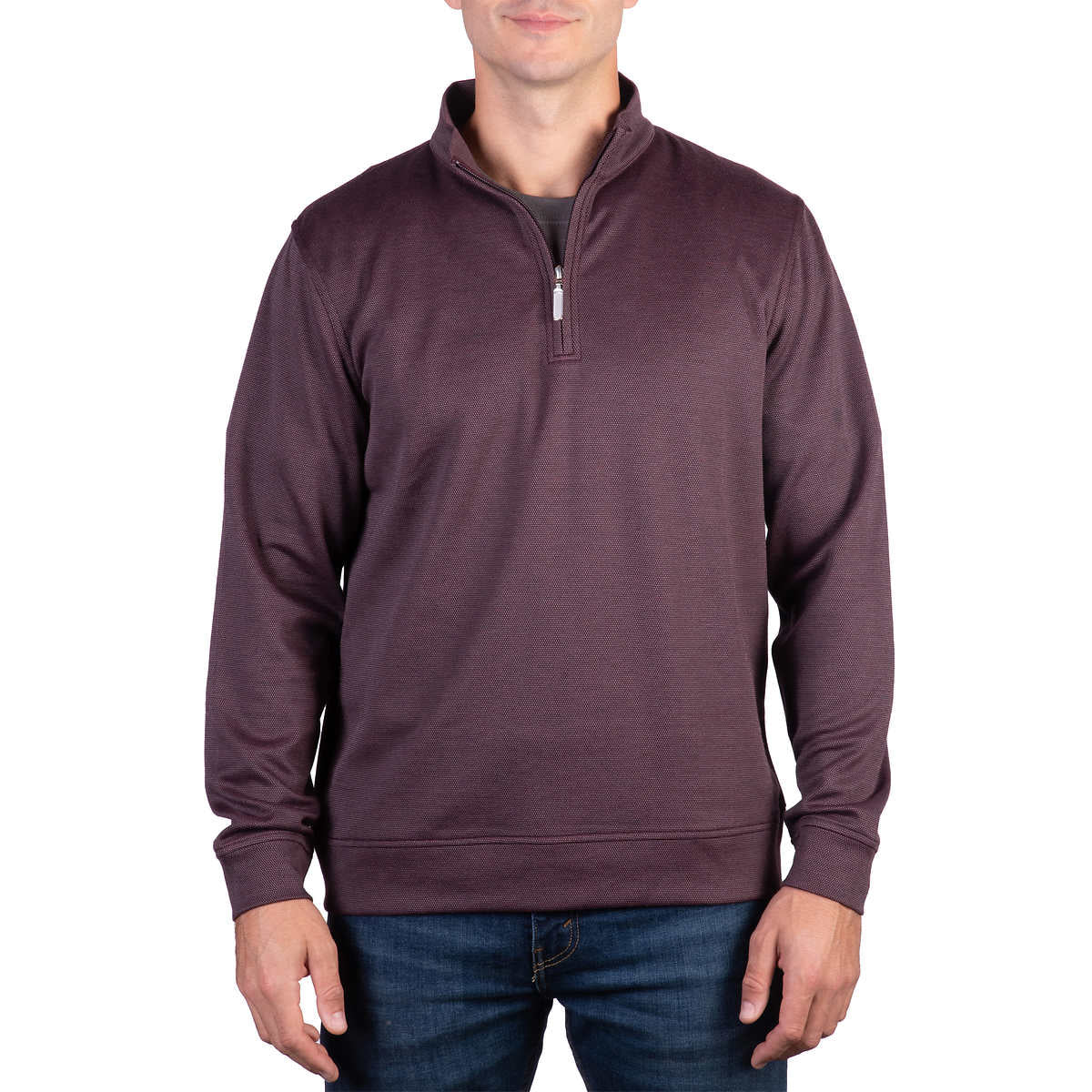 kirkland-signature-chandail-fermeture-glissière-quart-un-homme-men's-quarter-zip-sweater-11