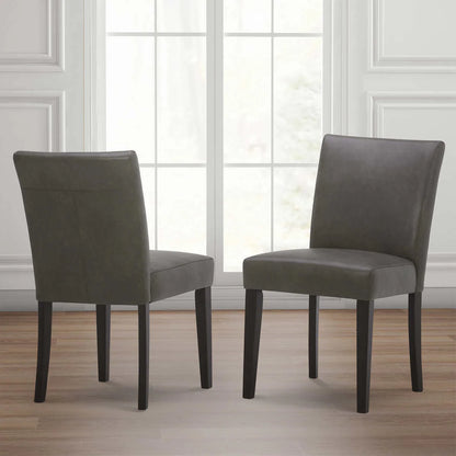 BECKETT - Ensemble de 2 Chaises de Salle à Manger Contemporaine-set-of-contemporary-dining-chair-costco-1635479-gris-grey