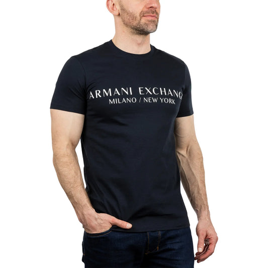 ARMANI EXCHANGE - Chandail à Manches Courtes pour Homme-men's-short-sleeve-t-shirt-costco-1933074-navy-bleu-marin-2