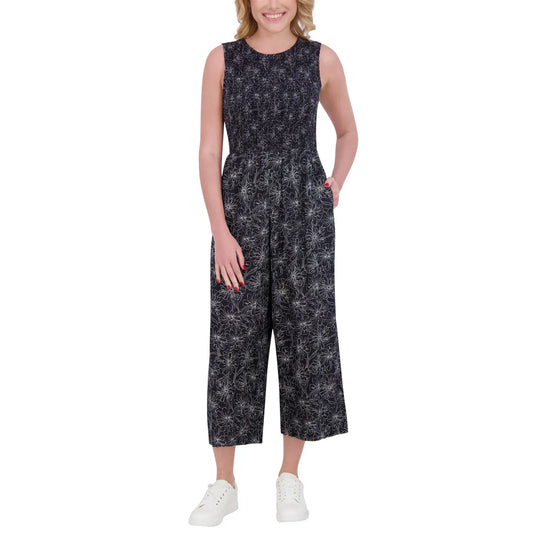 ANDREW MARC - Combinaison à Jambe Large pour Femme-WOMEN'S-WIDE-LEG-JUMPSUIT-COSTCO-1876509-NOIR-BLACK