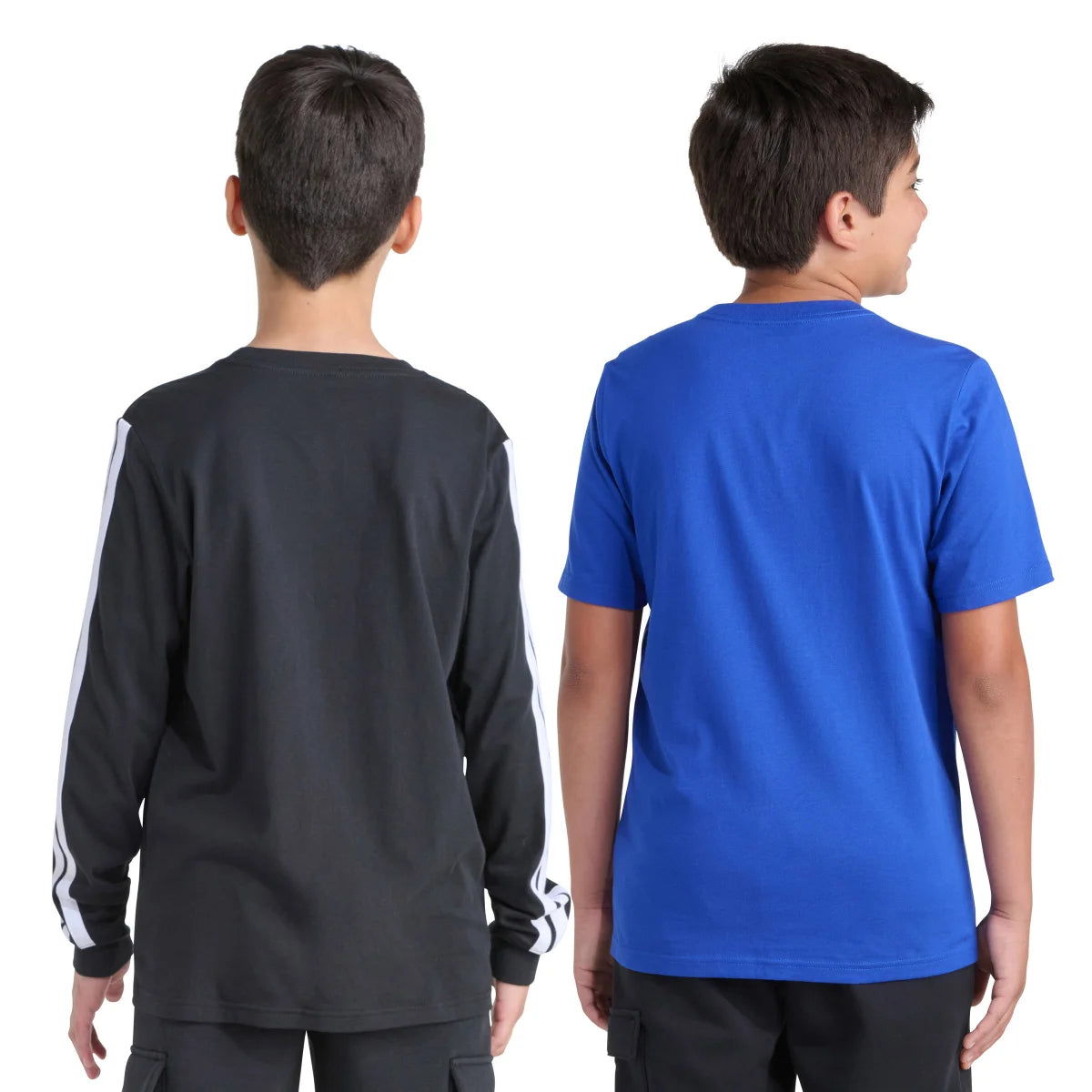 ADIDAS - Ensemble de 2 Chandails pour Garçon-Boys-2-T-Shirt-Set-Noir-Bleu-Black-Blue-2269000-1915771