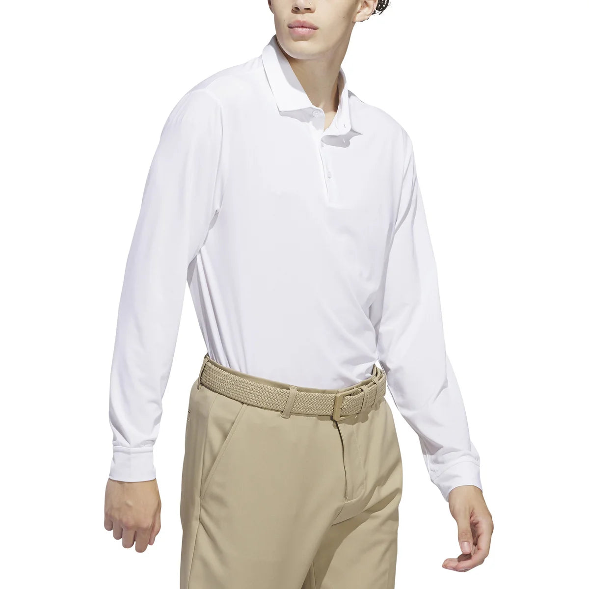 ADIDAS - Polo à Manches Longues pour Homme-men's-longsleeve-polo-shirt-costco-1838140-it7213-blanc-white-2