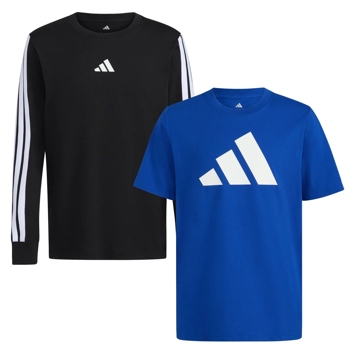ADIDAS - Ensemble de 2 Chandails pour Garçon-Boys-2-T-Shirt-Set-Noir-Bleu-Black-Blue-2269000-1915771