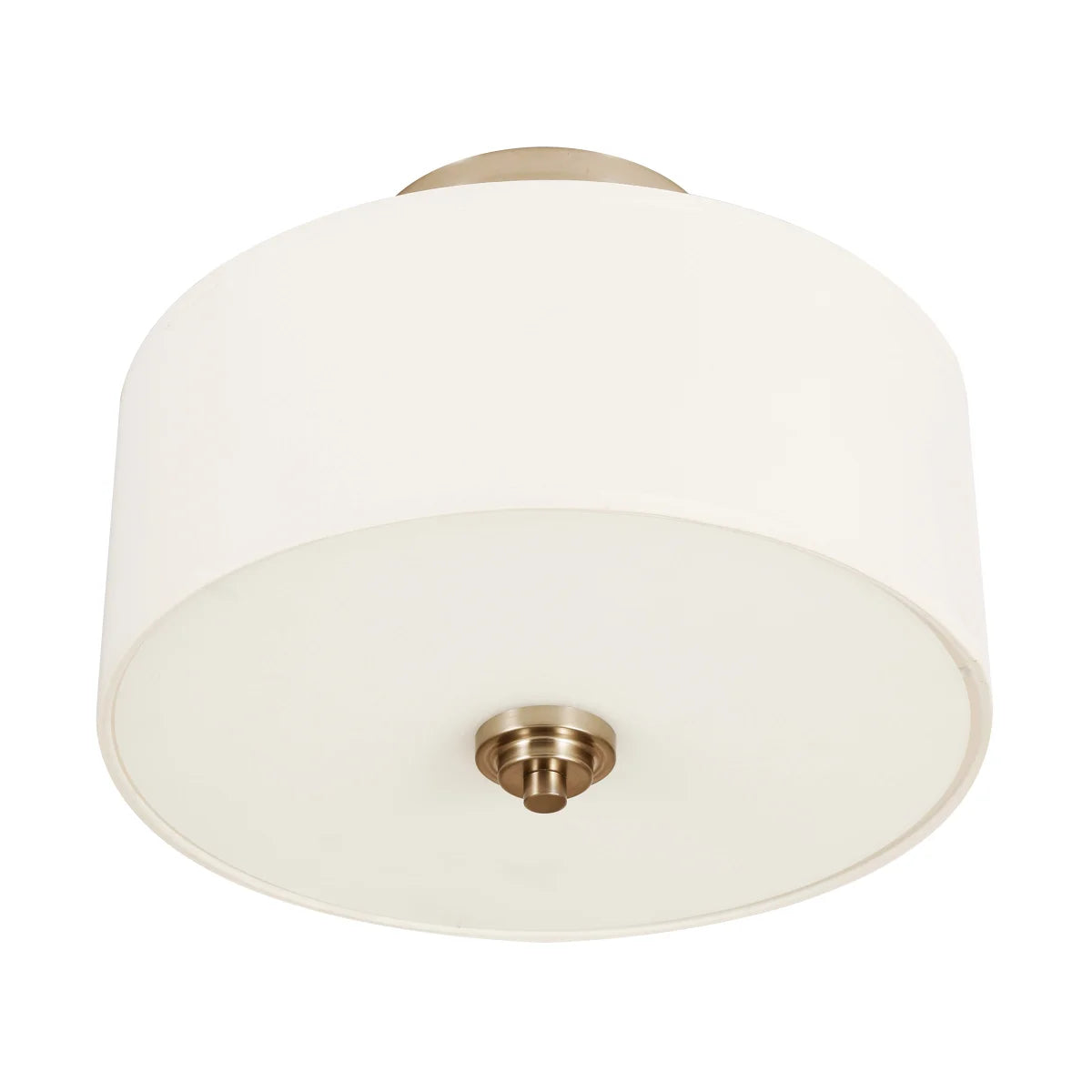 LUMINUS LED - Plafonnier Semi-Encastré avec Abat-Jour en Lin Alice-semi-flush-with-linen-shade-costco-1789296-3