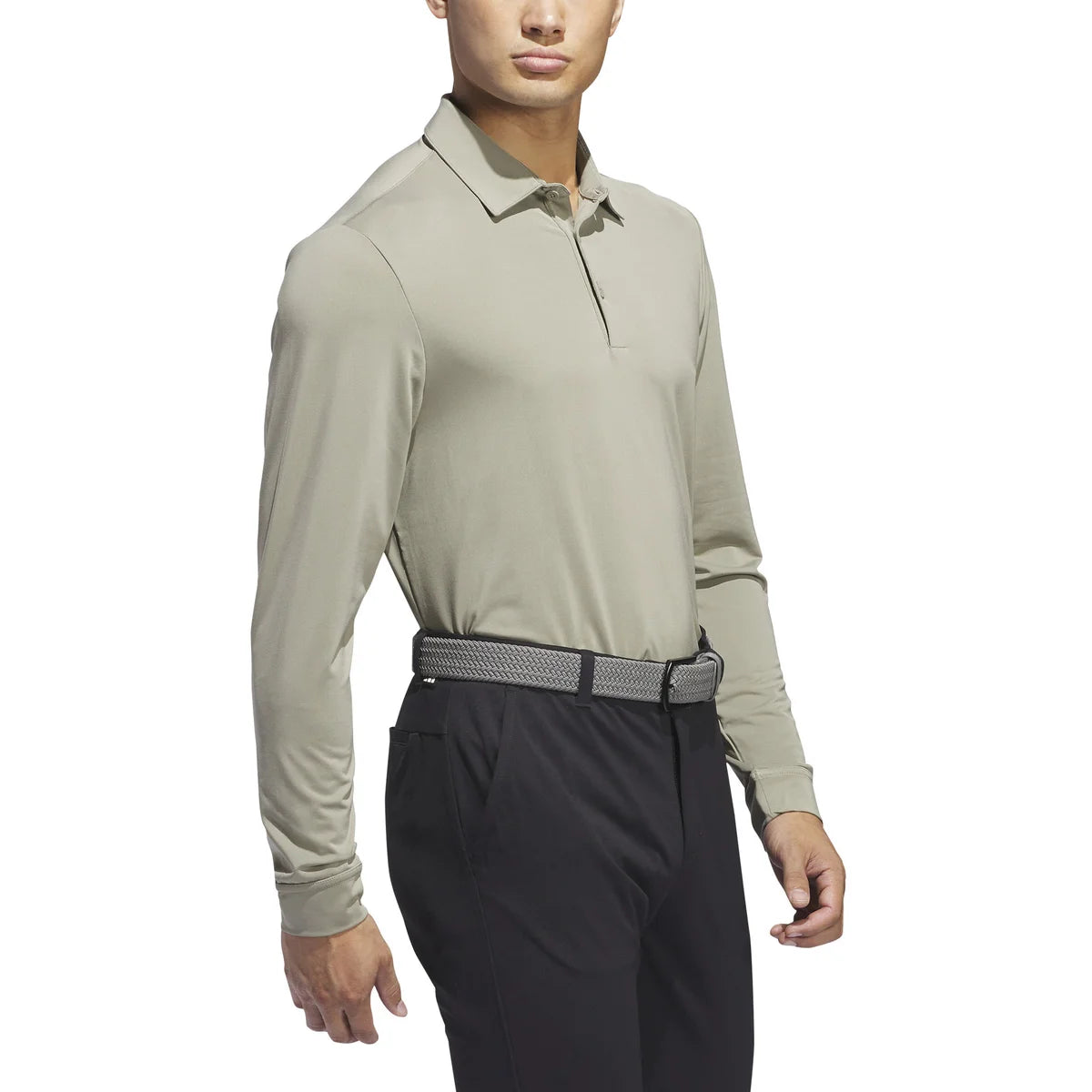ADIDAS - Polo à Manches Longues pour Homme-men's-longsleeve-polo-shirt-costco-1838140-it7213-green-vert-2