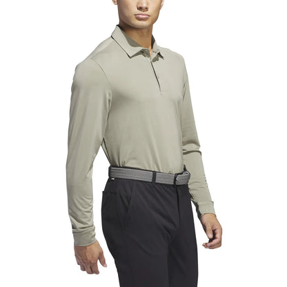ADIDAS - Polo à Manches Longues pour Homme-men's-longsleeve-polo-shirt-costco-1838140-it7213-green-vert-2