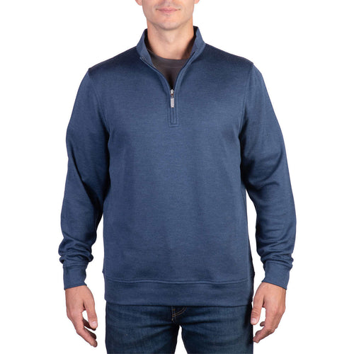 kirkland-signature-chandail-fermeture-glissière-quart-un-homme-men's-quarter-zip-sweater