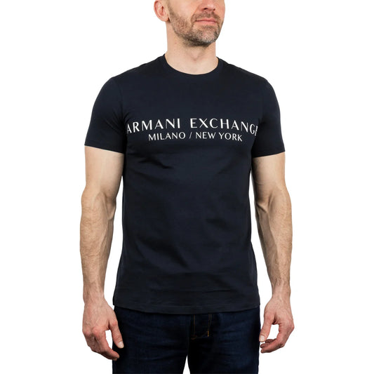 ARMANI EXCHANGE - Chandail à Manches Courtes pour Homme-men's-short-sleeve-t-shirt-costco-1933074-navy-bleu-marin