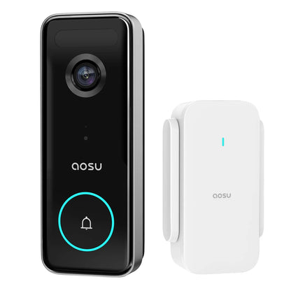 AOSU - Sonnette Vidéo Ultra et Station de Base Wi-Fi -video-doorbell-and-homebase-costco-1957389-V8S1AX1