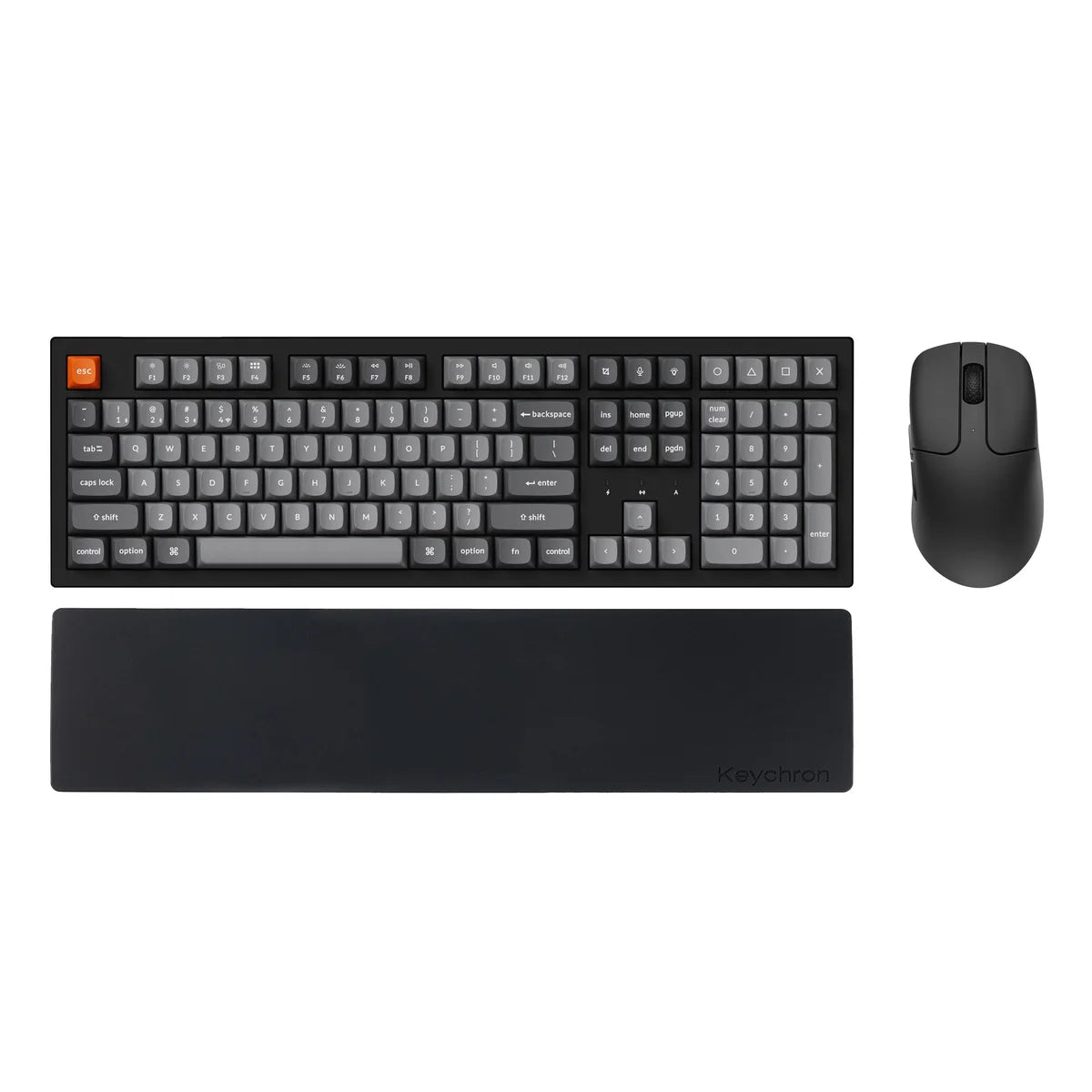 KEYCHRON - Ensemble K10 Max Clavier Mécanique et Souris M2 avec Repose-Poignet- K10 Max Mechanical Keyboard and M2 Mouse Bundle with Palmrest-costco-1925244