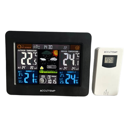 ACCUTEMP CLIMATIC - Station Météo Sans Fil avec Affichage en Couleur-wireless-forecast-station-color-display-costco-1008165