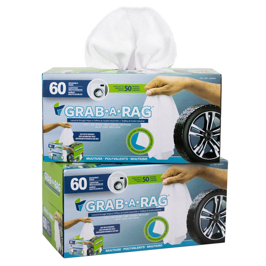 GRAB-A-RAG - Paquet de 60 Chiffons Réutilisables-reusable-rags-pack-costco-3330346