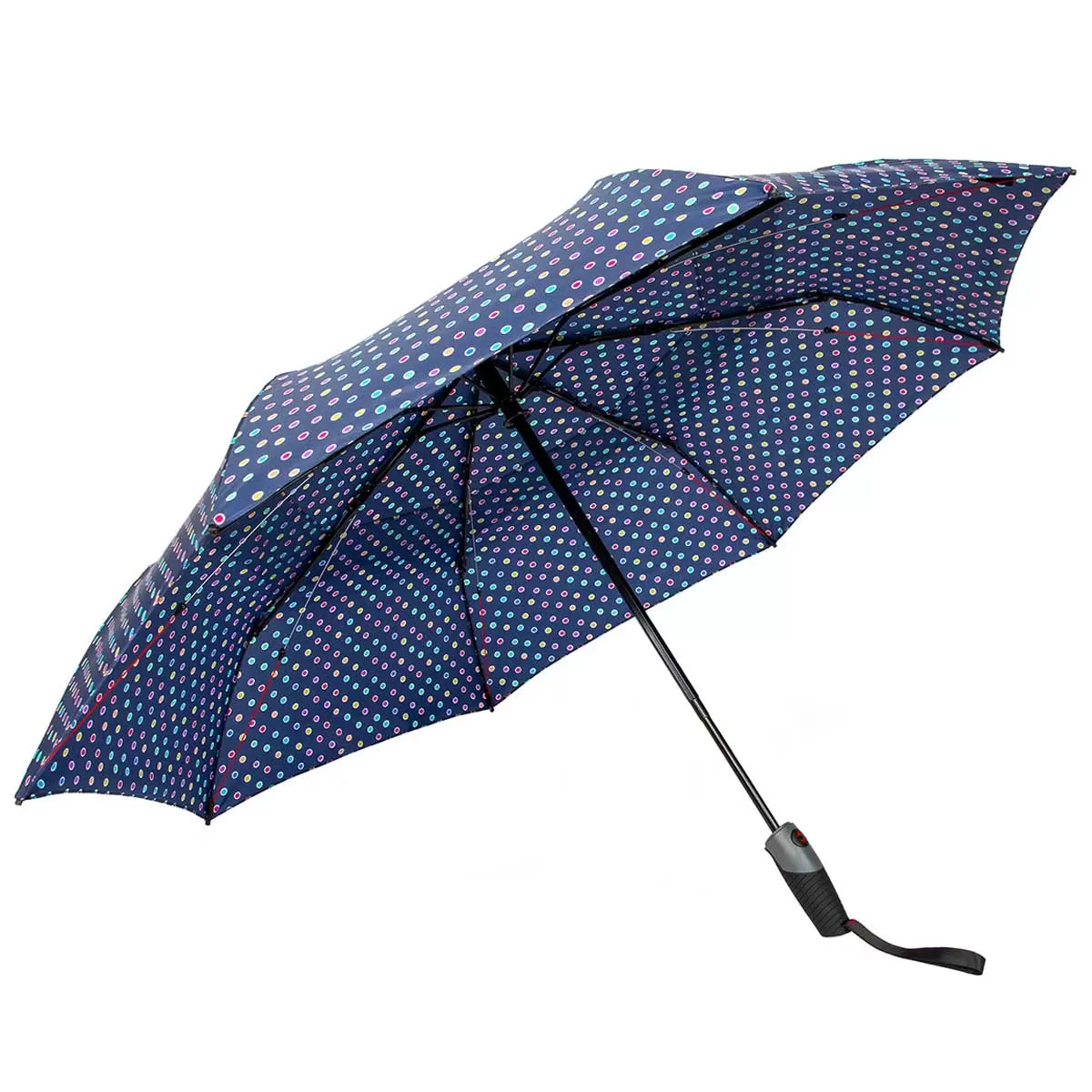 shedrain-parapluie-windpro-umbrella-costco-1550207-bleu-points-blue-dot-navy