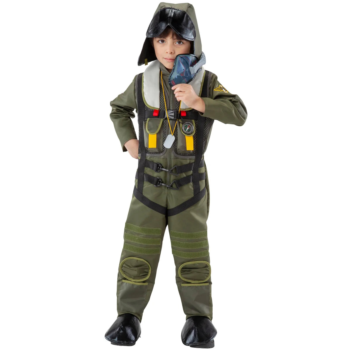 TEETOT - Costume pour Enfant Pilote de Chasse-child-halloween-fighter-pilot