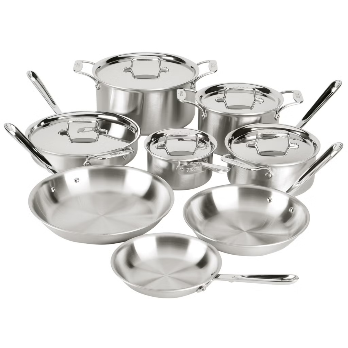 ALL-CLAD - Batterie de Cuisine en Acier Inoxydable D5 *Tel Quel* | All-CLAD - D5 Stainless Steel Cookware Set *As Is*