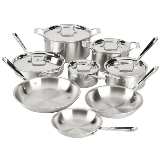 ALL-CLAD - Batterie de Cuisine en Acier Inoxydable D5 *Tel Quel* | All-CLAD - D5 Stainless Steel Cookware Set *As Is*