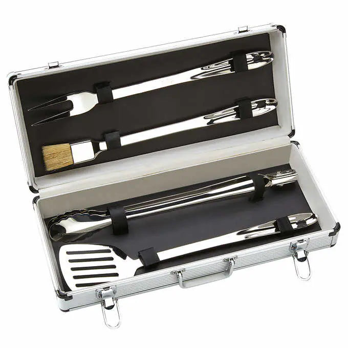 all-clad-ensemble-4-ustensiles-barbecue-étui-stainless-steel-barbecue-utensils-grilling-tool-set-case-2