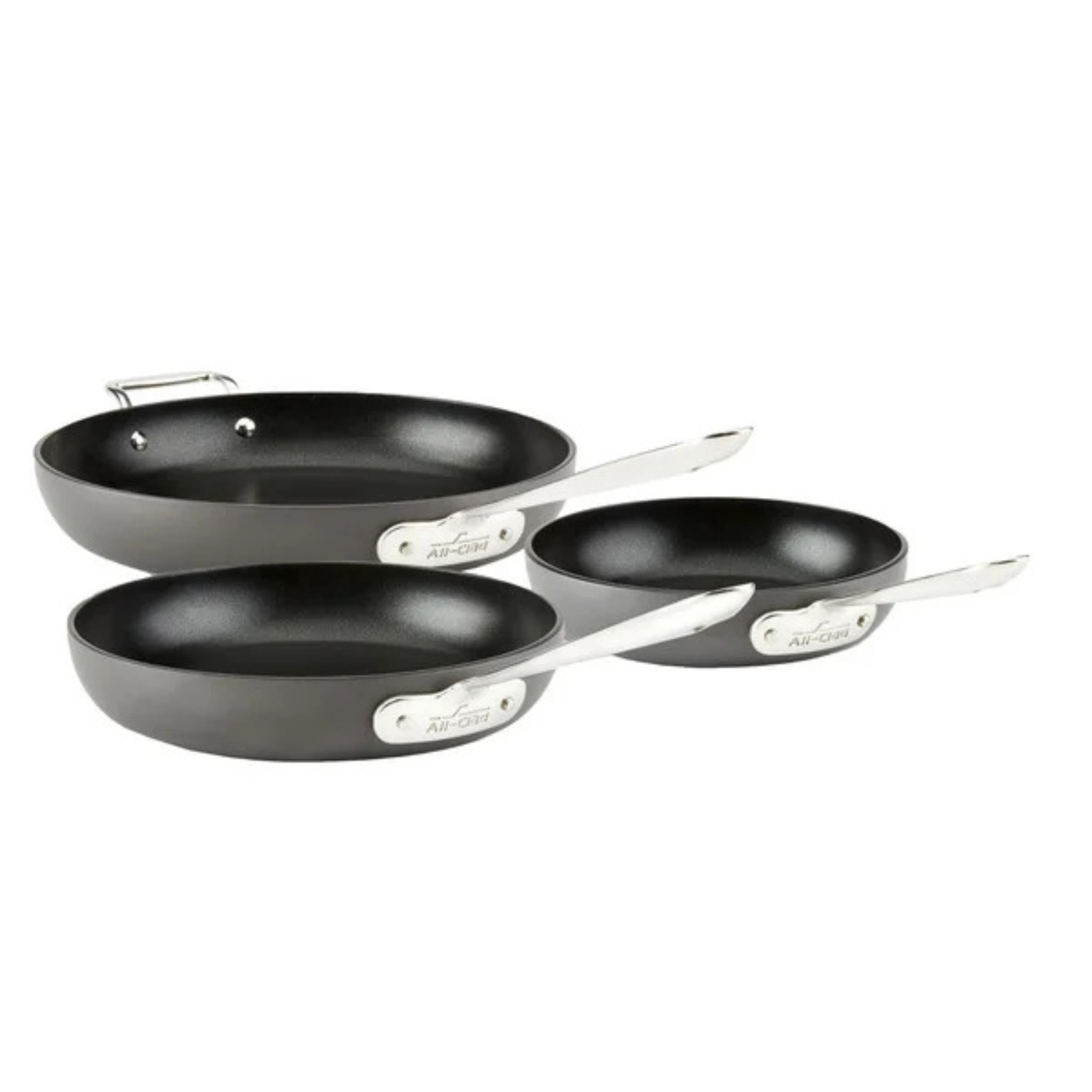 ALL-CLAD - Ensemble de 3 Poêles Antiadhésives-metalcrafters-nonstick-skillets-costco-1736512