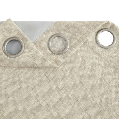 SUN+BLK - Ensemble de 2 Rideaux Totalement Obscurcissant Maxwell-beige-5-set-total-blackout-curtains-pack