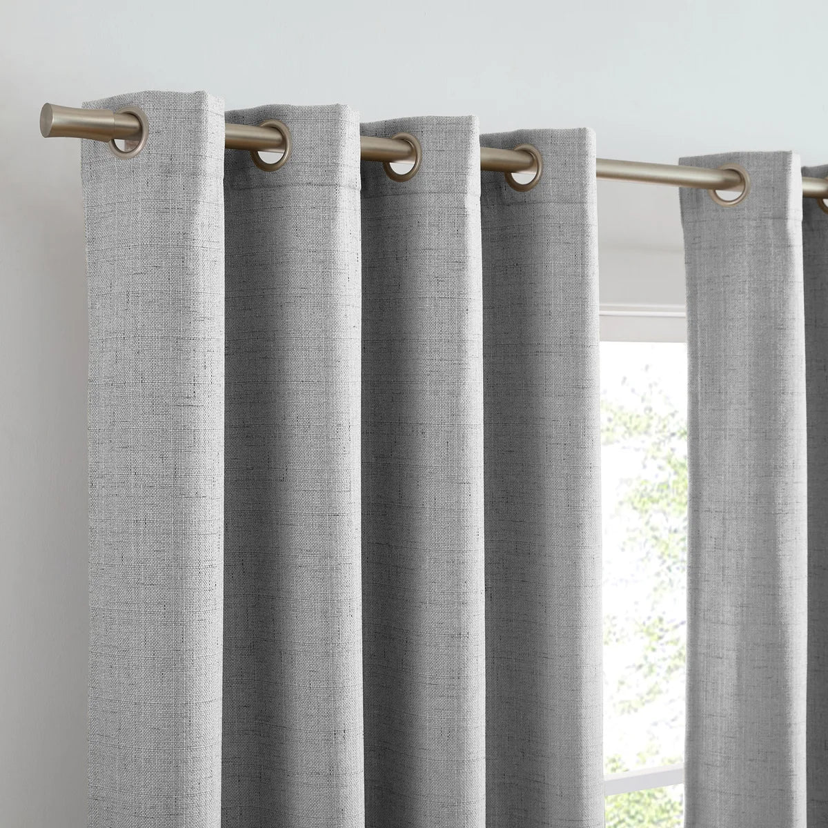 SUN+BLK - Ensemble de 2 Rideaux Totalement Obscurcissant Maxwell-gris-grey-2-set-total-blackout-curtains-pack