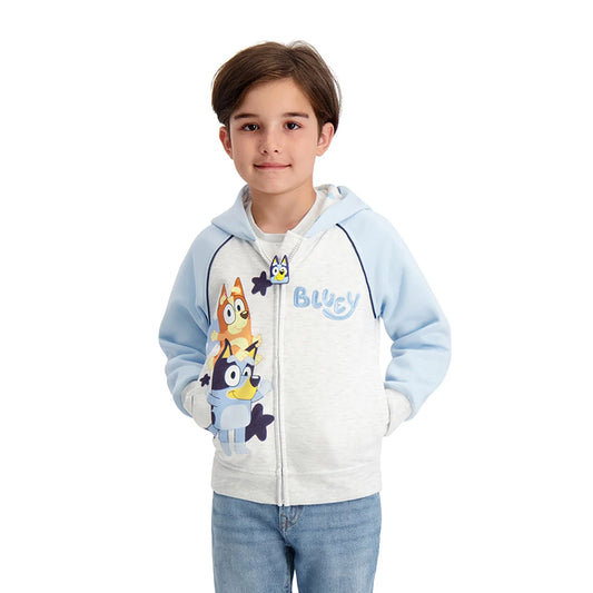 BLUEY - Veste à Capuche pour Enfant-Kids-Full-Zip-Hoodie-Bleu-Blue-5551414-1943258