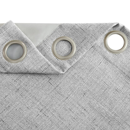 SUN+BLK - Ensemble de 2 Rideaux Totalement Obscurcissant Maxwell-gris-grey-5-set-total-blackout-curtains-pack