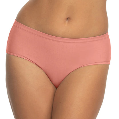 BUFFALO -  Paquet de 5 Culottes Garçonnes pour Femme- 5-Pack-Womens-Cotton-Hipster-Briefs-Rose-Pink-2917631-190822