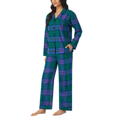 BEDHEAD - Ensemble de Pyjama 2 Pièces pour Femme-women's-pajama-piece-costco-4323333-green-vert-2