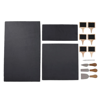 BIRDROCK HOME - Ensemble de Service en Ardoise-slate-serving-plate-costco-1896808-2