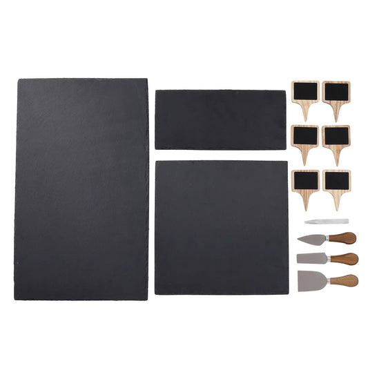 BIRDROCK HOME - Ensemble de Service en Ardoise-slate-serving-plate-costco-1896808-2