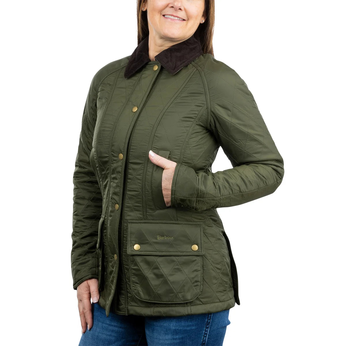 BARBOUR - Veste Matelassée Beadnell Polarquilt pour Femme-jacket-quilted-LQU0471NY91-VERT-GREEN-COSTCO-1937395-2