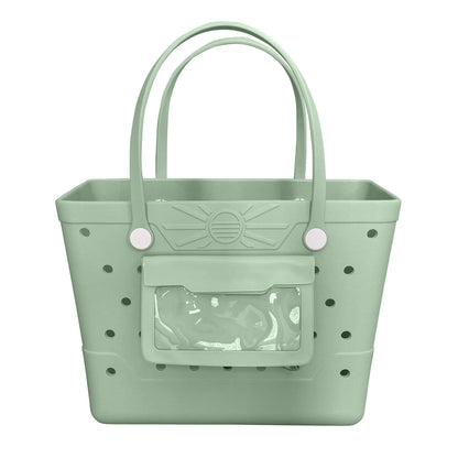 THIRTIETH-SENSE-Sac-Plage-Beachcomber-beach-bag-tote-costco-1793019-green-vert-2