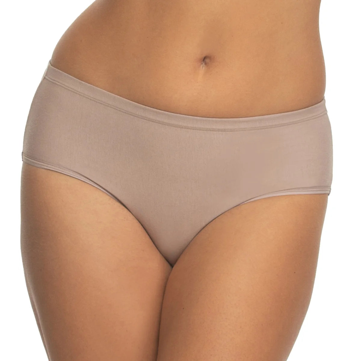 BUFFALO -  Paquet de 5 Culottes Garçonnes pour Femme- 5-Pack-Womens-Cotton-Hipster-Briefs-Noir-Beige-Brun-Black-Brown-2917631-1940821