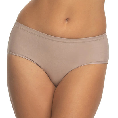 BUFFALO -  Paquet de 5 Culottes Garçonnes pour Femme- 5-Pack-Womens-Cotton-Hipster-Briefs-Noir-Beige-Brun-Black-Brown-2917631-1940821