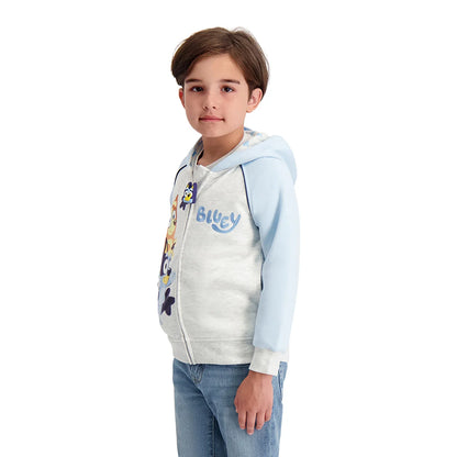 BLUEY - Veste à Capuche pour Enfant-Kids-Full-Zip-Hoodie-Bleu-Blue-5551414-1943258