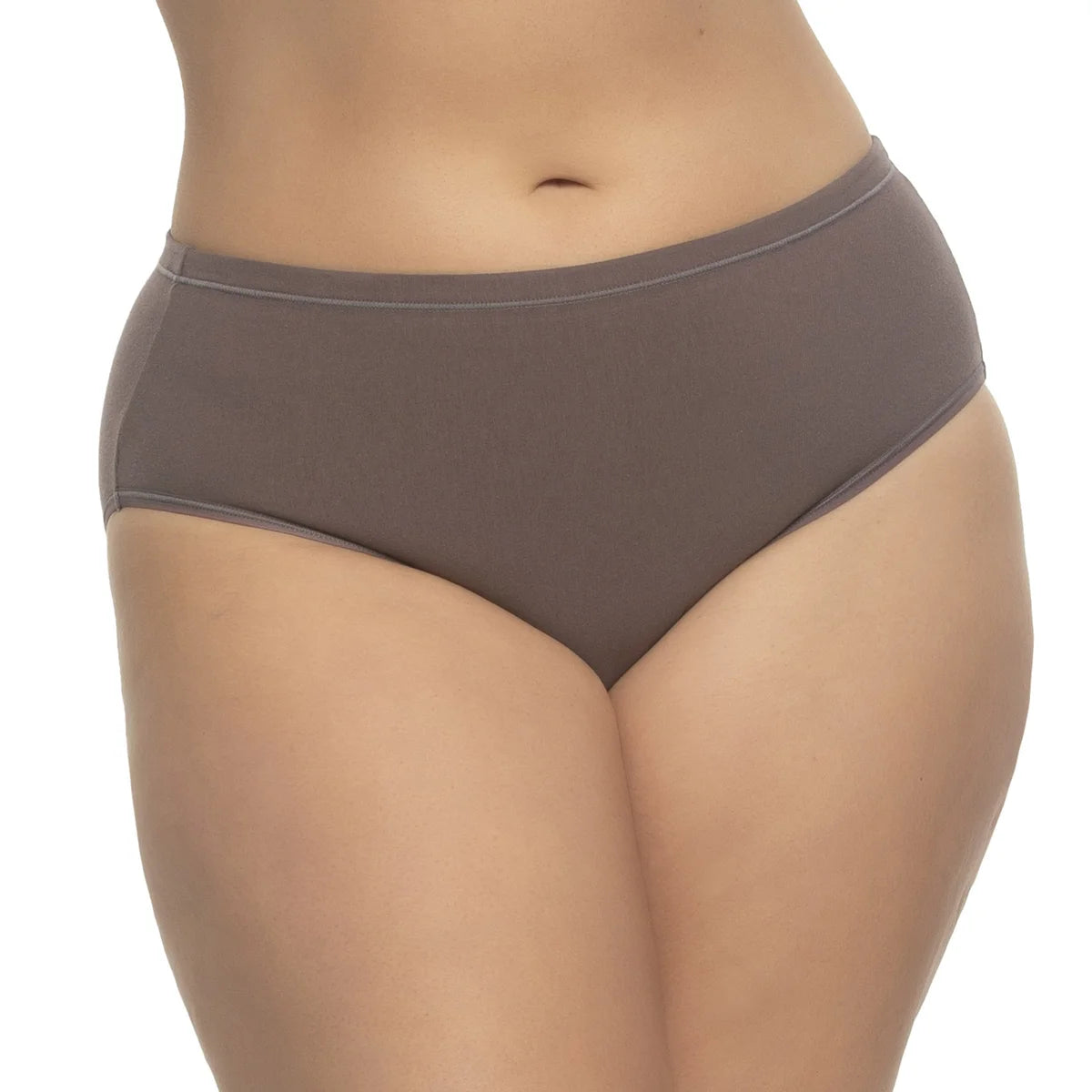 BUFFALO -  Paquet de 5 Culottes Garçonnes pour Femme- 5-Pack-Womens-Cotton-Hipster-Briefs-Noir-Beige-Brun-Black-Brown-2917631-1940821