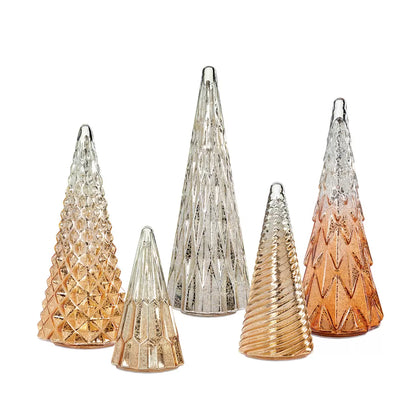 ensemble-5-sapins-verre-glass-tree-set-2