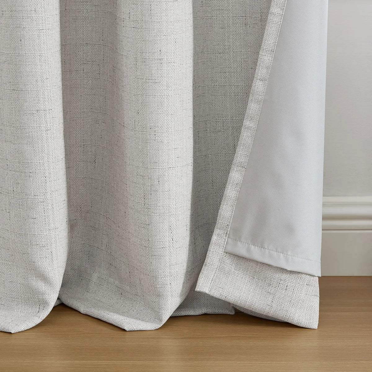 SUN+BLK - Ensemble de 2 Rideaux Totalement Obscurcissant Maxwell-blanc-white-3-set-total-blackout-curtains-pack