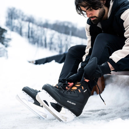 BAUER - Patins Colorado pour Adulte-Unisexe-Adults-Unisex-Rec-Ice-Skate-Noir-Black-1980292