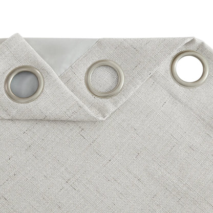 SUN+BLK - Ensemble de 2 Rideaux Totalement Obscurcissant Maxwell-blanc-white-5-set-total-blackout-curtains-pack