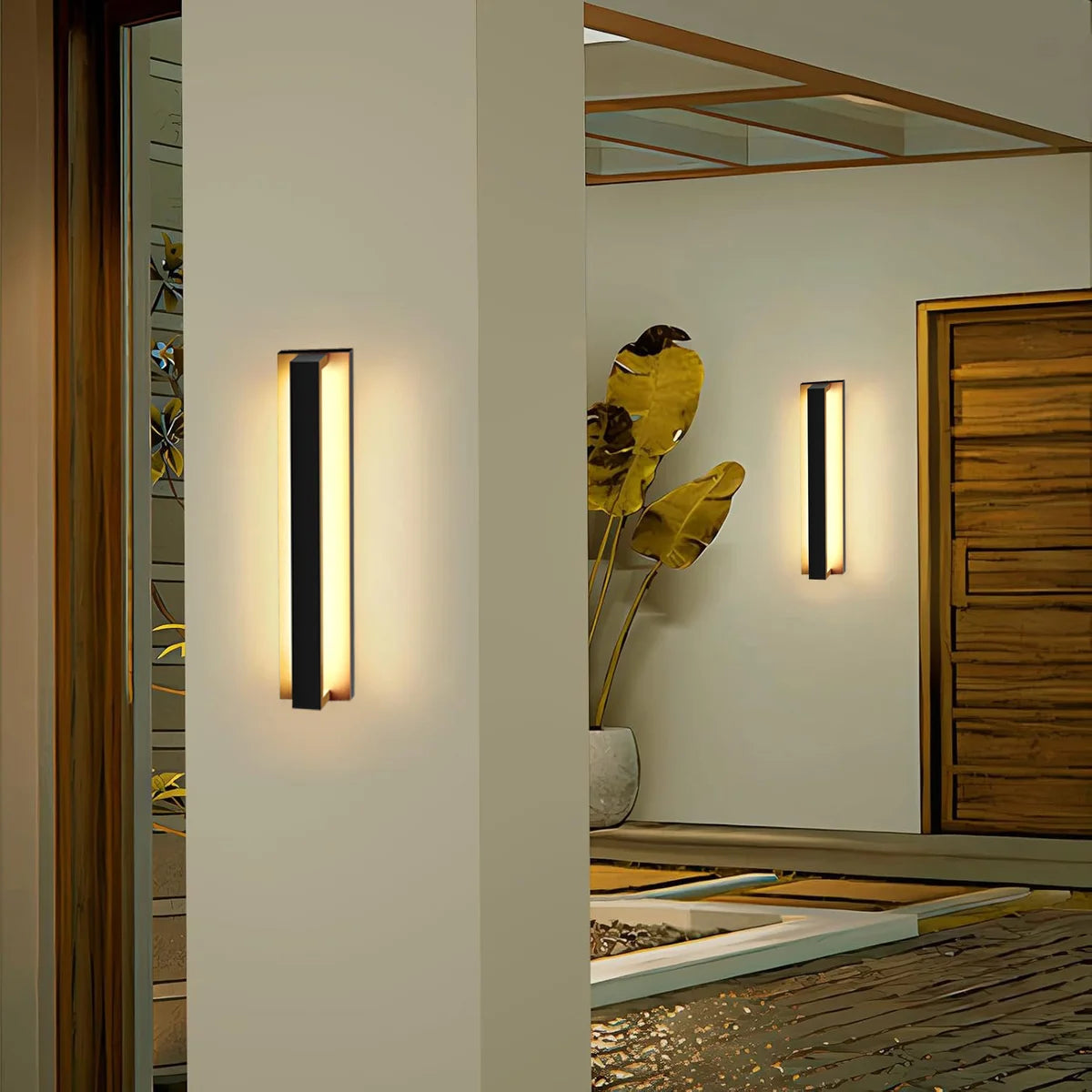 BAZZ - Applique Murale à DEL Intégrée Luvia-integrated-led-wall-fixture-costco-1791289-6