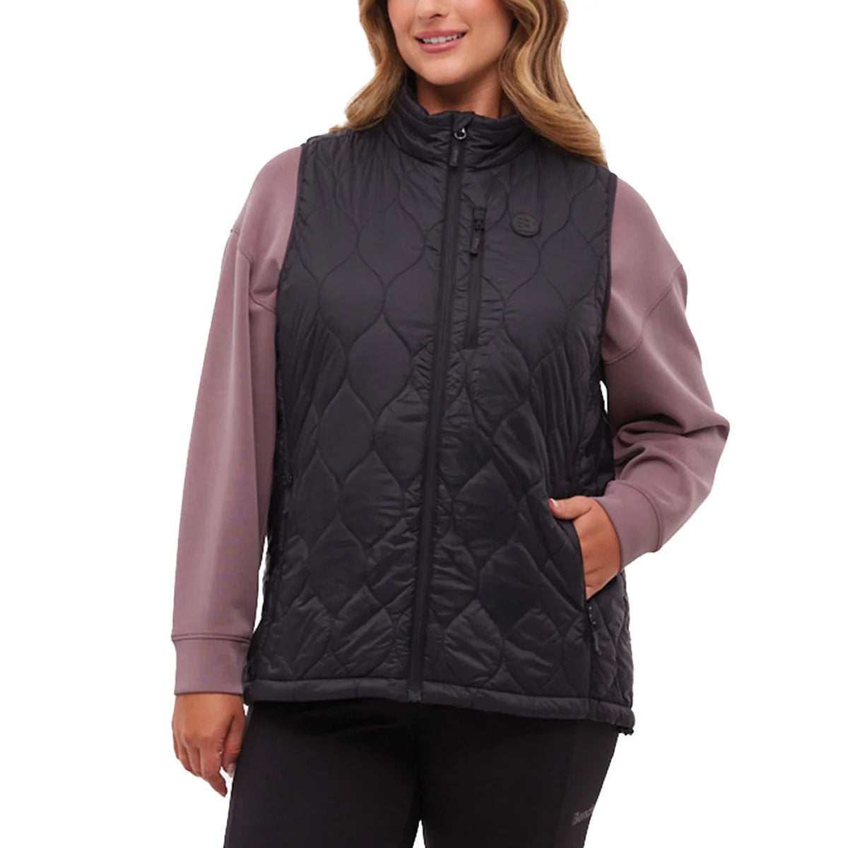 BENCH - Veste Sans Manche pour Femme-WOMEN'S-SLEEVELESS-VEST-COSTCO-1927200-1929624-BLACK-NOIR-2