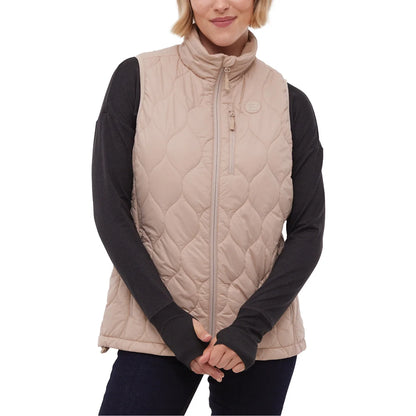 BENCH - Veste Sans Manche pour Femme-WOMEN'S-SLEEVELESS-VEST-COSTCO-1927230-1929626-BEIGE-CRÈME-CREAM