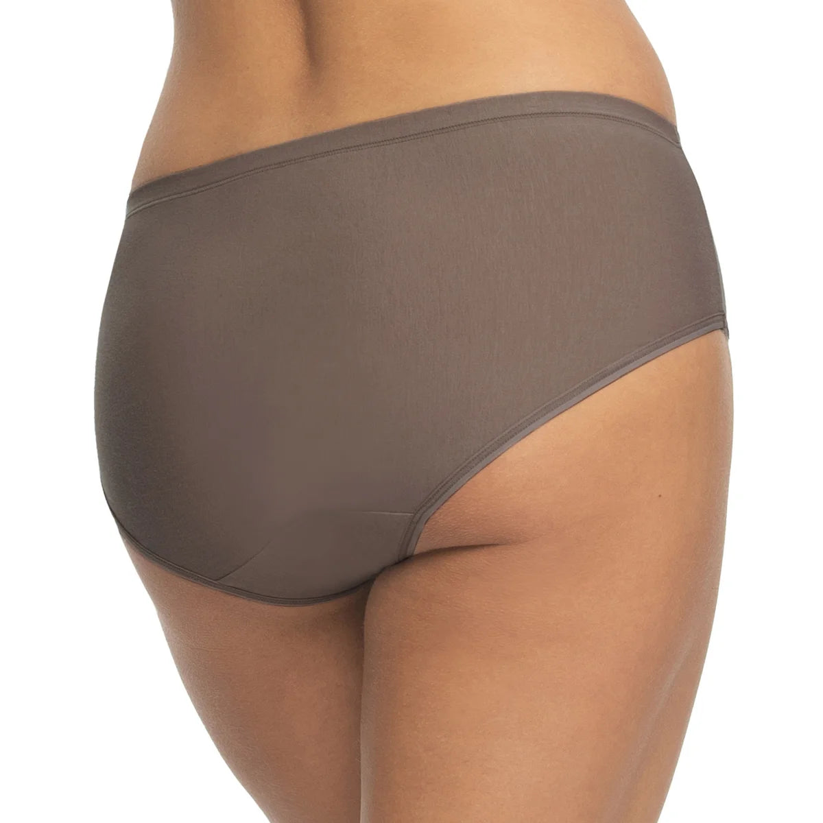 BUFFALO -  Paquet de 5 Culottes Garçonnes pour Femme- 5-Pack-Womens-Cotton-Hipster-Briefs-Noir-Beige-Brun-Black-Brown-2917631-1940821