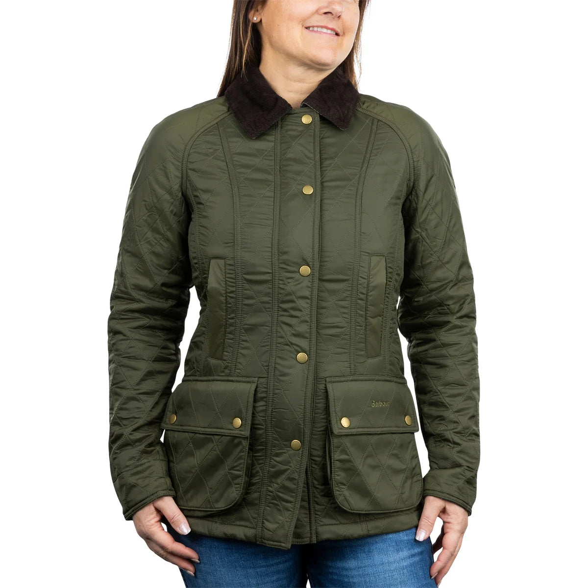 BARBOUR - Veste Matelassée Beadnell Polarquilt pour Femme-jacket-quilted-LQU0471NY91-VERT-GREEN-COSTCO-1937395